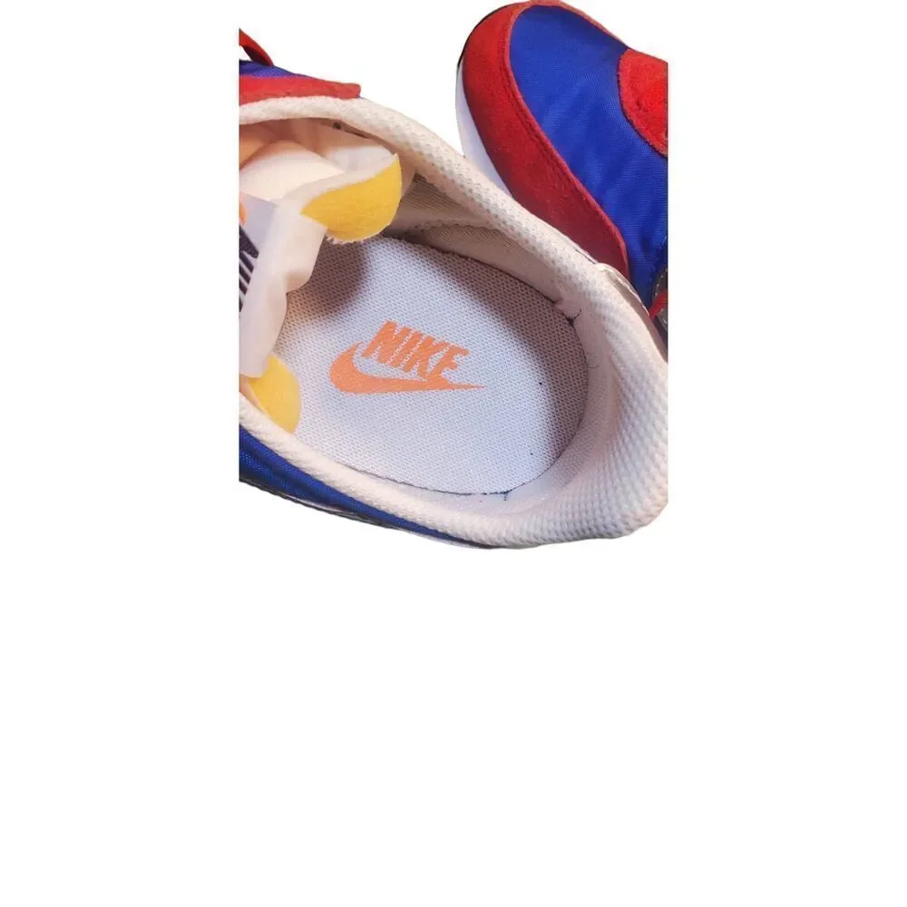Nike Waffle Trainer 2 SP Hyper Royal & University Red Sneakers Shoes Size 9. NO